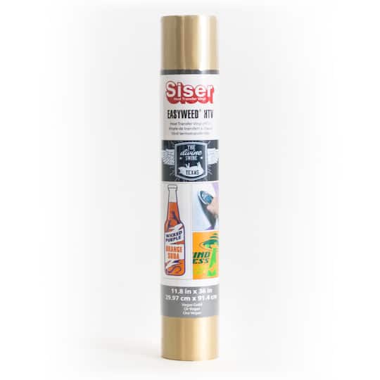 Siser® Easyweed® Heat Transfer Vinyl in Vegas Gold | 11.8" x 36" | Michaels®